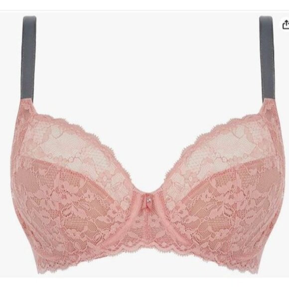 Freya Women's Offbeat Underwire Side Support Bra in Pink AA5451 Size 30DDD - Picture 3 of 3